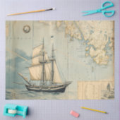 Design für eine autonome Karte 3 Seidenpapier (Basteln)