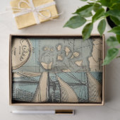 Design für eine autonome Karte 4 Seidenpapier (Geschenk)