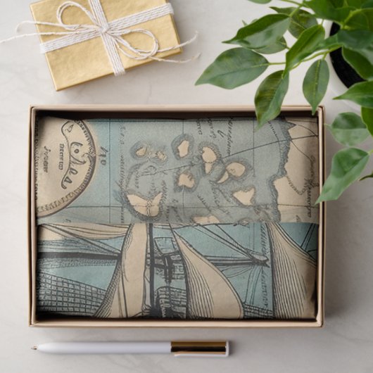 Design für eine autonome Karte 4 Seidenpapier (Geschenk)