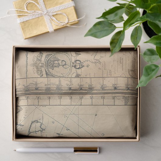 Design für eine autonome Karte 8 Seidenpapier (Geschenk)