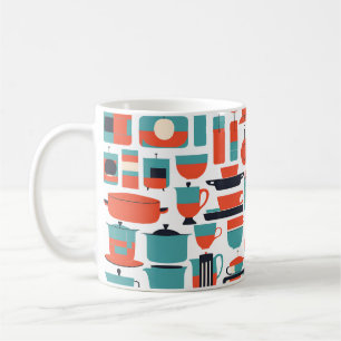 Design für eine Küche im Stil der Mitte des 20. Ja Kaffeetasse