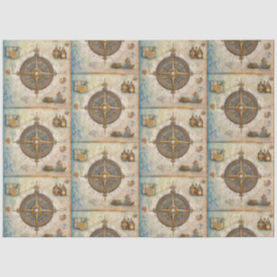 Design für eine Reihe von optischen Kompassgeräten Seidenpapier