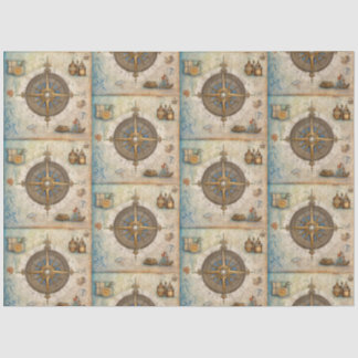 Design für eine Reihe von optischen Kompassgeräten Seidenpapier