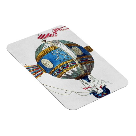 Design für einen Heißluftballon mit einem Durchmes Magnet (Rechte Seite)