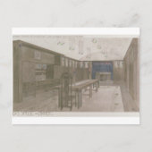 Design für einen Speisesaal, 1901 (Farblitho) Postkarte (Vorderseite)