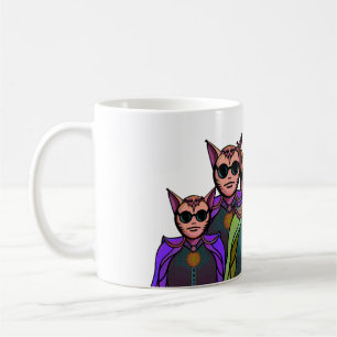 Design für feline Kreaturen Pickleball-Paddel Kaffeetasse