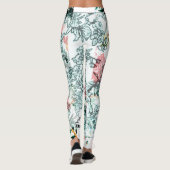 Design für florale Zukunft Leggings (Rückseite)