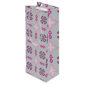 Design für Gewebe, Tapeten, Packpapier, Geschenktüte Für Weinflaschen (Rückseite Schrägansicht)
