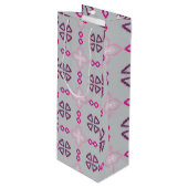 Design für Gewebe, Tapeten, Packpapier, Geschenktüte Für Weinflaschen (Vorderseite Schrägansicht)