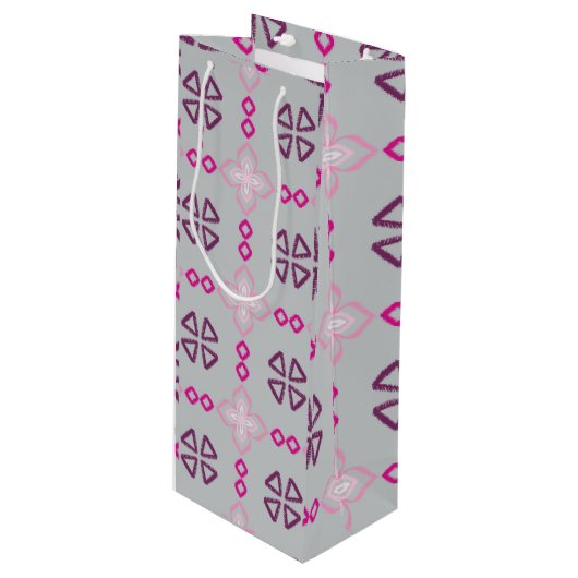 Design für Gewebe, Tapeten, Packpapier, Geschenktüte Für Weinflaschen (Vorderseite Schrägansicht)