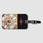 Design für Gilded-Marmor-Panel Gepäckanhänger (Vorderseite (Horizontal))