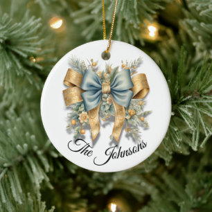 Design für Gold & Blue Festivals - Custom Keramik Ornament