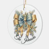 Design für Gold & Blue Festivals - Custom Keramik Ornament (Links)