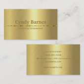 Design für Gold Visitenkarte (Vorne/Hinten)