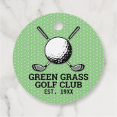 Design für Golf Club-Logos Geschenkanhänger (Rückseite)