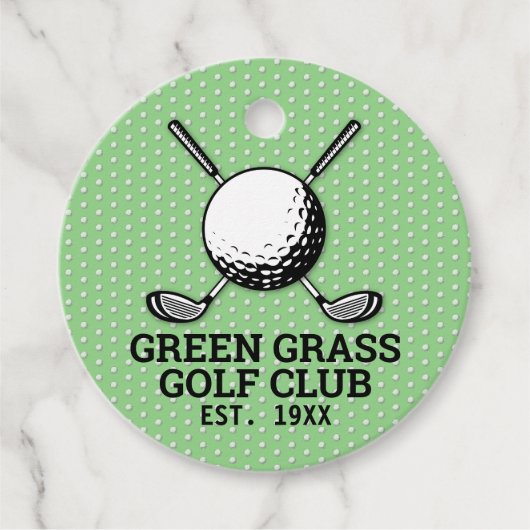 Design für Golf Club-Logos Geschenkanhänger (Vorderseite)