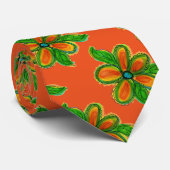 Design für große Blumentafel Krawatte (Gerollt)