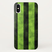 Design für grüne und schwarze Streifen Case-Mate iPhone Hülle (Rückseite)