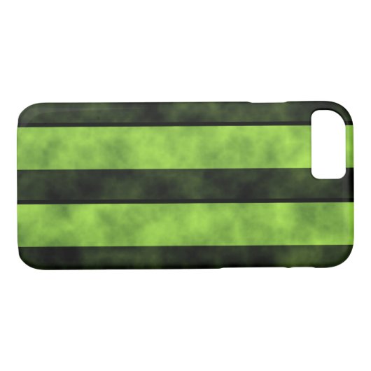 Design für grüne und schwarze Streifen Case-Mate iPhone Hülle (Rückseite (Horizontal))