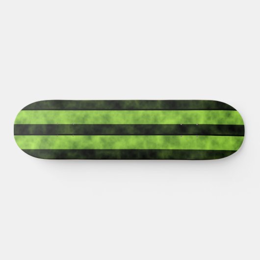 Design für grüne und schwarze Streifen Skateboard (Horizontal)