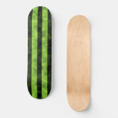 Design für grüne und schwarze Streifen Skateboard (Vorderseite)