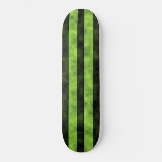 Design für grüne und schwarze Streifen Skateboard (Vorderseite)