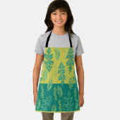 Design für grünes und gelbes Leaf Schürze (Insitu)