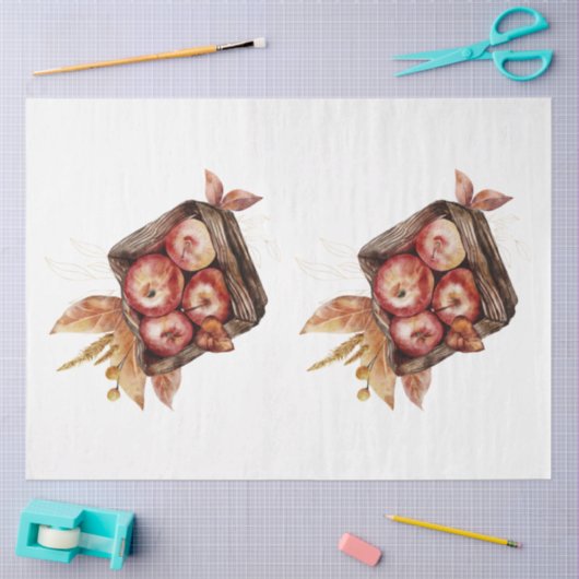 Design für Herbst und Blumen 19 Seidenpapier (Basteln)