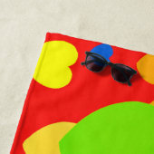 Design für Herz-Muster Strandtuch (Beispiel)