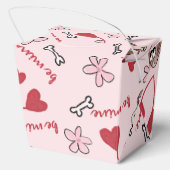 Design für Herz- und Basset-Hounds Geschenkschachtel (Rückseite)