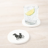 Design für Hunde und Katzen Getränkeuntersetzer (Seite)