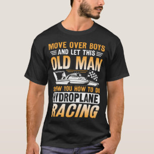 Design für Hydroplane-Boot-Rennen für einen Hydrop T-Shirt