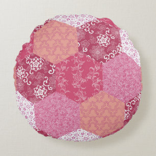 Design für japanische Stilmuster Rundes Kissen