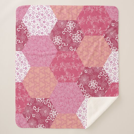 Design für japanische Stilmuster Sherpadecke (Vorderseite)