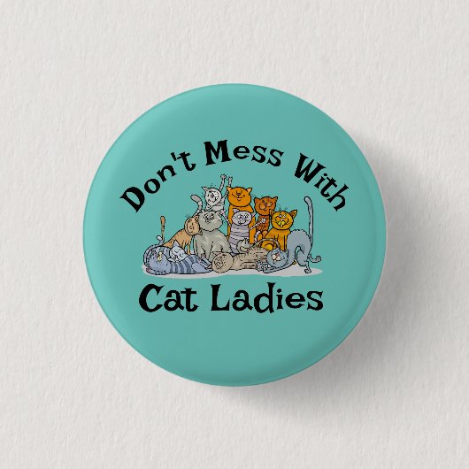 Design für Katzenladies Button (Vorderseite)