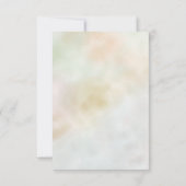 Design für kleine Mädchen Dankeskarte (Rückseite)