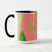 Design für Korallen und grünes Leaf Tasse (Links)