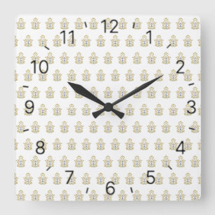 Design für kreative Kunst Quadratische Wanduhr