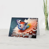 Design für kreative Restbutterfly-Illustration Karte (Vorderseite)