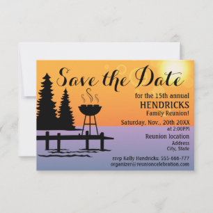 Design für kreative Wiedersehen-Familie Save the D Date