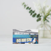 Design für kundenspezifische Visitenkarten Visitenkarte (Stehend Vorderseite)