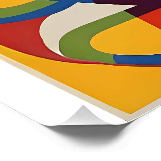 Design für langsames Entriegeln Poster (Ecke)