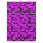 Design für lila Schwarz-Mischmuster Tischdecke (Vorderseite)