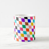 Design für mehrfarbiges Harlequin Diamonds Kaffeetasse (Mittel)