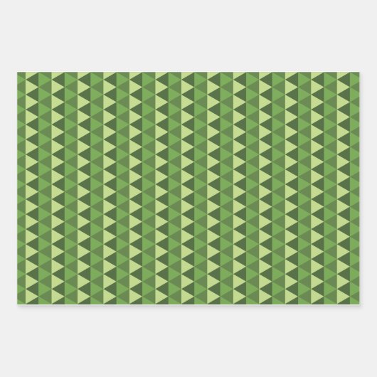 Design für mehrfarbiges Muster Geschenkpapier Set (Vorderseite)