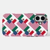 Design für mexikanische und amerikanische Flaggen Case-Mate iPhone Hülle (Rückseite (Horizontal))