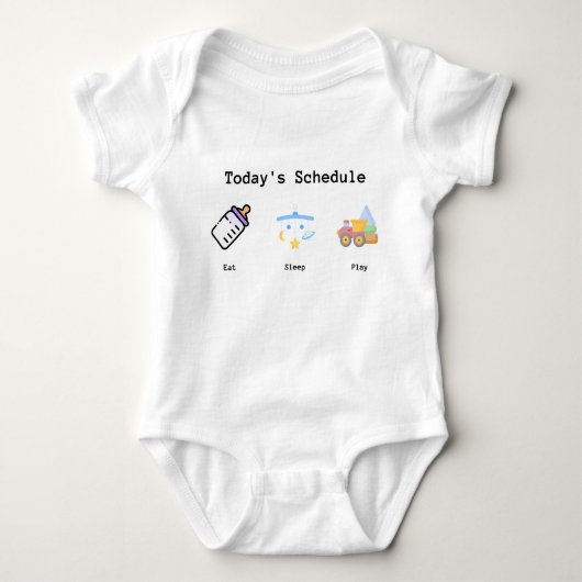 Design für niedliche Baby-Kleidung - Schlafen Baby Strampler (Vorderseite)