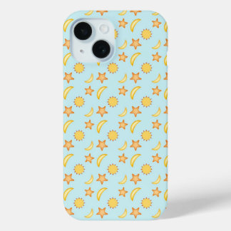 Design für niedliche Sonne, Mond und Sterne Case-Mate iPhone Hülle