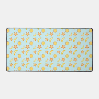 Design für niedliche Sonne, Mond und Sterne Schreibtischunterlage