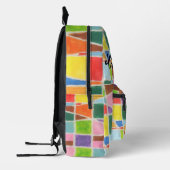 Design für Positivität: Happy Colors Happy Place Bedruckter Rucksack (Links)